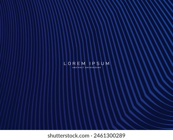  Abstract background of wavy lines with modern gradient blue color, perfect for banner, business card, banner, website, wallpaper, etc.