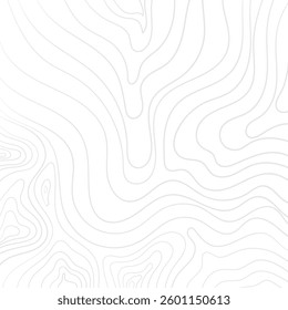 Abstract background with wavy lines. Monochrome vector illustration.