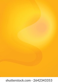 abstract background with wavy lines in orange and yellow colors.	