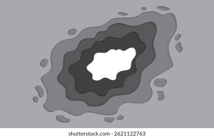 Abstract background with wavy lines in pastel colors. Vector illustration.