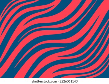 Abstract background with wavy lines pattern. Seamless Zebra skin pattern