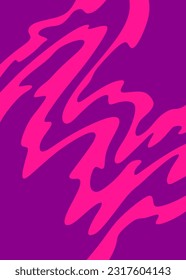 Abstract background with wavy lines pattern. Simple oil painting texture