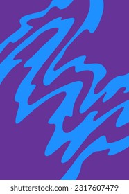 Abstract background with wavy lines pattern. Simple oil painting texture