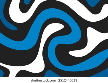 Abstract background with wavy lines pattern