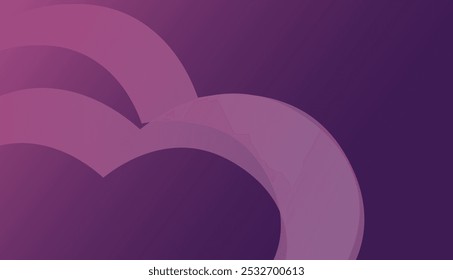 Abstract background with wavy lines in purple colors. Vector illustration.