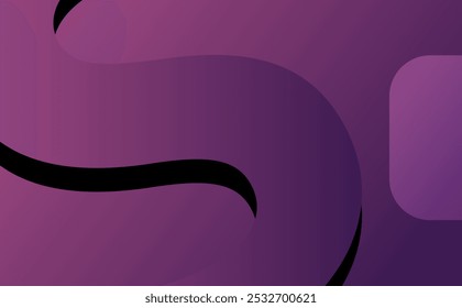 Abstract background with wavy lines in purple colors. Vector illustration.