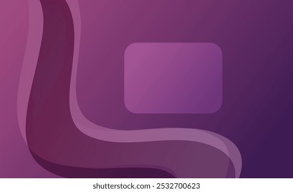 Abstract background with wavy lines in purple colors. Vector illustration.