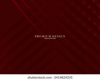 Abstract background of wavy lines in red color. Modern design for banner, card, web design, banner, certificate, etc.