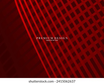 Abstrakter Hintergrund von gewellten Linien in roter Farbe. Modernes Design für Banner, Karten, Webdesign, Banner, Zertifikate usw.