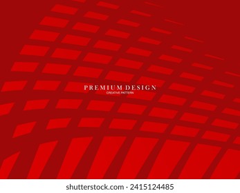 Fondo abstracto de las líneas onduladas en color rojo. Diseño moderno para banner, tarjeta, diseño web, banner, certificado, etc.