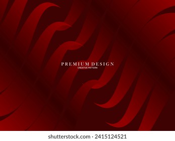 Abstract background of wavy lines in red color. Modern design for banner, card, web design, banner, certificate, etc.