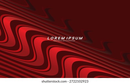 	
Fundo abstrato de linhas onduladas na cor vermelha. Design moderno para banner, cartão, web design, banner, certificado, etc.