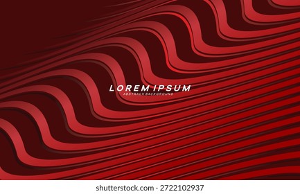 	
Fondo Abstractas de líneas onduladas en color rojo. Diseño moderno para el Anuncio, tarjeta, Diseño web, Anuncio, certificado, etc.