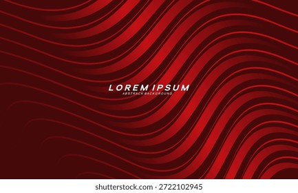 	
Fondo Abstractas de líneas onduladas en color rojo. Diseño moderno para el Anuncio, tarjeta, Diseño web, Anuncio, certificado, etc.