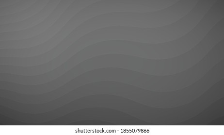 Abstrakter Hintergrund gewellter Linien in grauen Tönen