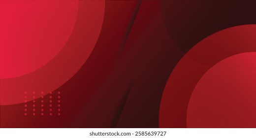 Abstract background of wavy lines in shades of red