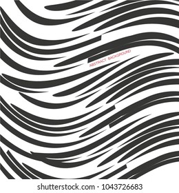 Abstract background with wavy lines. Vector.