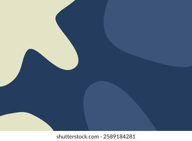 Abstract background with wavy lines. Vector illustration in flat style.