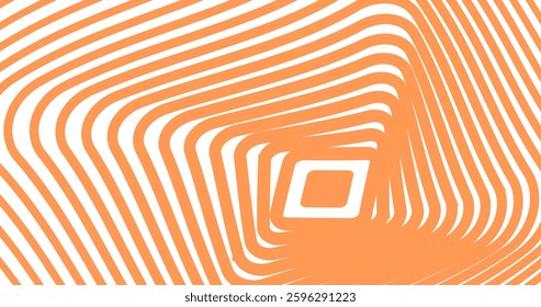 Abstract background with wavy lines. Vector illustration.