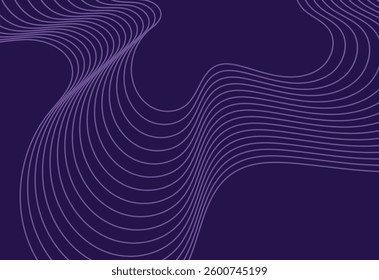 Abstract background with wavy lines. Vector illustration for your design.
