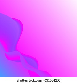 Abstract background with wavy lines, vector illustration