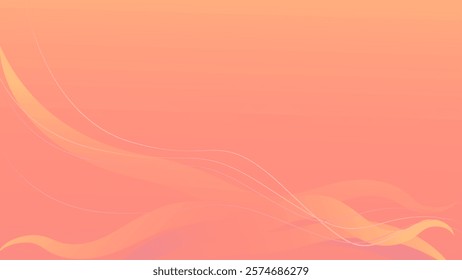 abstract background with wavy lines and waves in pastel colors