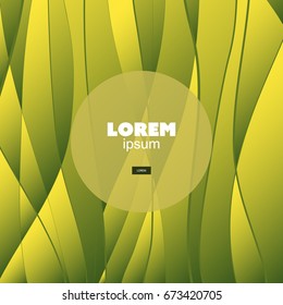 Abstract Background, Wavy Pattern - Cover or Brochure Template, Vector Design