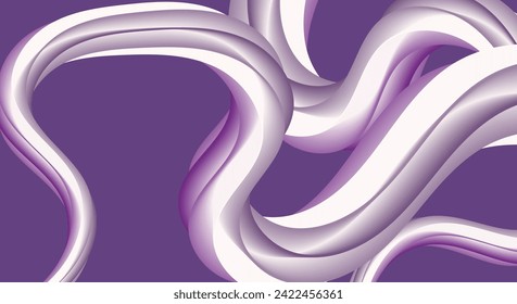 Abstrakter Hintergrund, gewellte violette Flüssigkeit