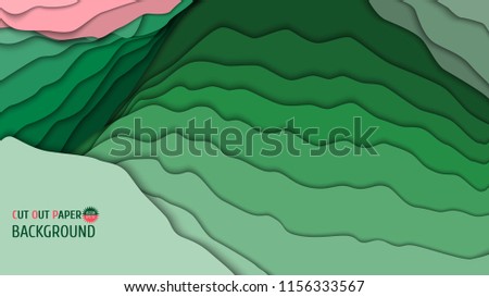 Abstract background with a wavy relief design. Can be used as wallpaper for the desktop and decorating the walls in the interior. Vector illustration