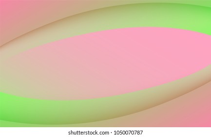 Abstract Background with Wavy Shapes and Gradient. Bright Cover Template with 3d Effect. Trendy Wallpaper with Shadows. Gradient Background for Web Design, Poster, Presentation, Banner, Card, Brochure