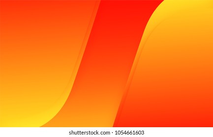 Abstract Background with Wavy Shapes and Gradient. Bright Cover Template with 3d Effect. Trendy Wallpaper with Shadows. Gradient Background for Web Design, Poster, Presentation, Banner, Card, Brochure