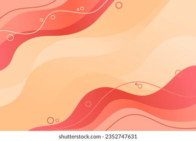 abstract background with wavy shapes, in red colors, suitable for copy space, presentations, wallpapers, flyers, pamphlets, banners, posters, and websites.