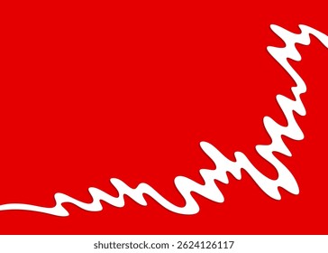 Abstract background with wavy sketch line pattern and with some copy space area