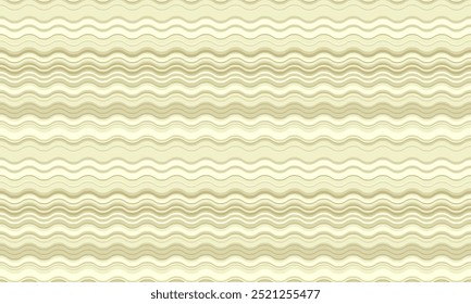 Abstract background with wavy stripes in vibrant colors, creating a rippled, liquid effect. Smooth curves and textured lines add elegance, vitality, and creativity. Ideal for wallpaper or textile.