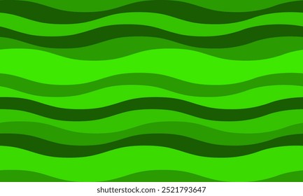 Fundo abstrato com listras onduladas em cores vibrantes, criando um efeito líquido ondulado. Curvas suaves e linhas texturizadas adicionam elegância, vitalidade e criatividade. Ideal para papel de parede ou têxtil.