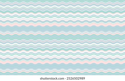Fundo abstrato com listras onduladas em cores vibrantes, criando um efeito líquido ondulado. Curvas suaves e linhas texturizadas adicionam elegância, vitalidade e criatividade. Ideal para papel de parede ou têxtil.
