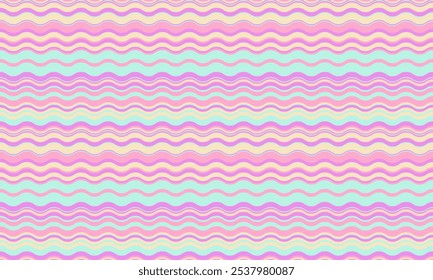 Fondo Abstractas con rayas onduladas en colores vibrantes, creando un efecto líquido ondulado. Las curvas suaves y las líneas texturizadas añaden elegancia, vitalidad y creatividad. Ideal para Fondo de pantalla o textil.