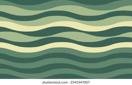 Fundo abstrato com listras onduladas em cores vibrantes, criando um efeito líquido ondulado. Curvas suaves e linhas texturizadas adicionam elegância, vitalidade e criatividade. Ideal para papel de parede ou têxtil.