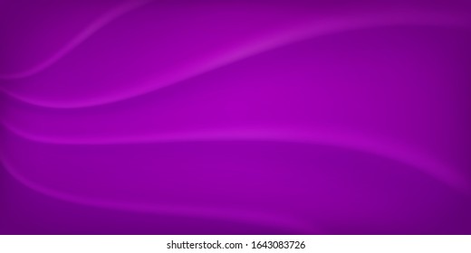 Abstract background with wavy surface in purple colors