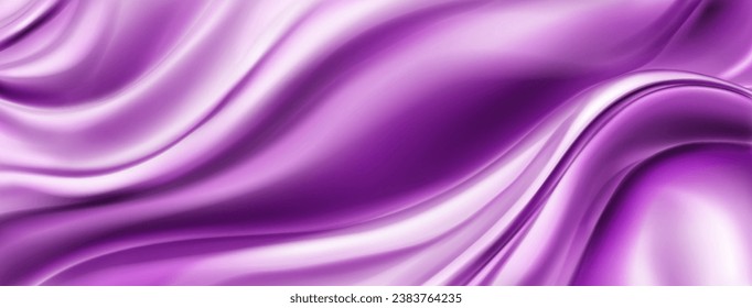 Abstract background with wavy surface in purple colors