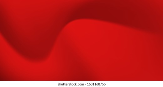 Abstract background with wavy surface in red colors