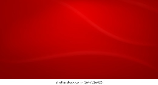 Abstract background with wavy surface in red colors