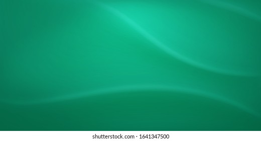 Abstract background with wavy surface in turquoise colors