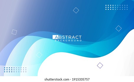 Abstract background wavy with white blue colour smooth vector illustration