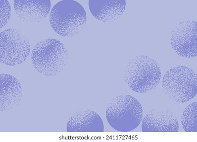 Abstract background with weathered retro grainy texture round shapes vector