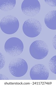 Fondo abstracto con formas redondeadas de textura de grano retro templado vectorial