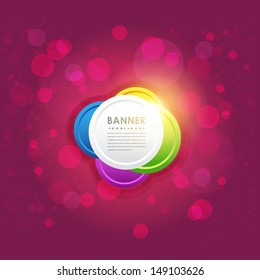 Abstract Background Web Banner Vector Theme
