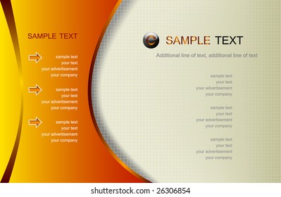 abstract background, web page template, vector