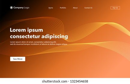 Página de inicio del sitio web de fondo de contratación. Plantilla para sitios web o aplicaciones. Diseño moderno. Estilo vector abstracto.