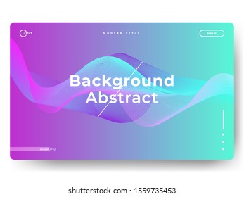 Abstract background website Landing Page. Template for websites, or apps. Modern design. Abstract vector style. Eps 10 Vector